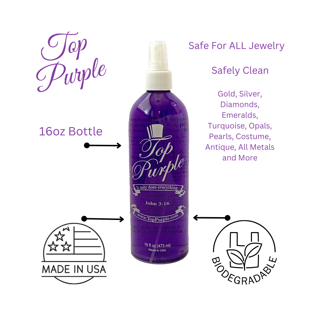 Top Purple - Jewelry Cleaner and More - 16 oz. Bottle
